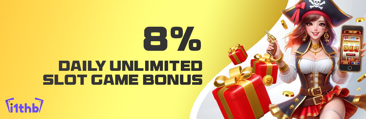 Unlimited Slot Bonus 8%